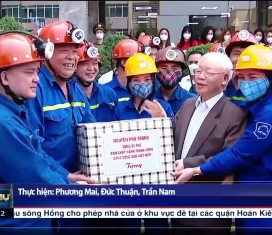 Tổng Bí thư Nguyễn Phú Trọng làm việc tại than Vàng Danh