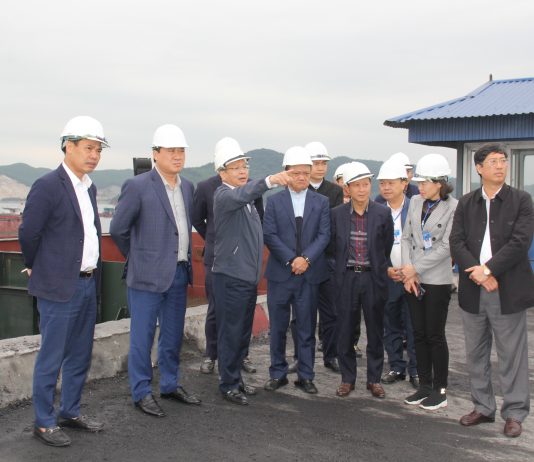 Phó Tổng giám đốc Tập đoàn Phan Xuân Thuỷ kiểm tra sản xuất và làm việc với Công ty CP Kinh doanh Than Cẩm Phả – Vinacomin