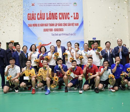 Than Vàng Danh: Tổ chức thành công Giải cầu lông CNVCLĐ năm 2023