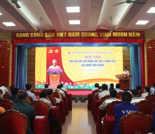 Sôi nổi thi thực hành các nghề Tiện, Nguội – Hội thi thợ giỏi cấp Tập đoàn lần thứ 12 năm 2023