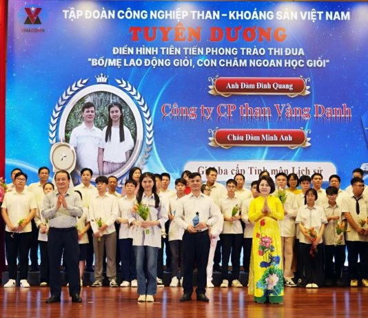 “Bố, mẹ lao động giỏi, con chăm ngoan học giỏi” – Câu chuyện đẹp từ gia đình thợ mỏ Đàm Đình Quang