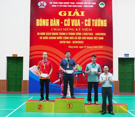 Than Vàng Danh: Sôi nổi Giải cờ vua, cờ tướng, bóng bàn phong trào năm 2025
