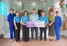 Chung tay vì công nhân khó khăn, Than Vàng Danh hỗ trợ kịp thời 2 gia đình